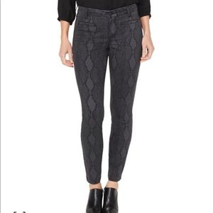 NEW NYDJ Ami High Waisted Printed Skinny Ankle Jeans With Lift Tuck Technology